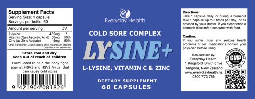 Lysine+ Cold Sore Complex & Antiviral - Image 2